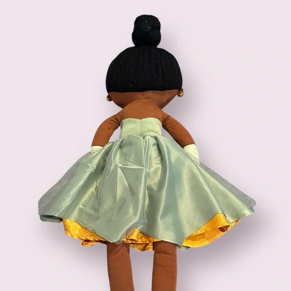 NWT Disney Pillowfort Tiana Princess And The Frog Throw Pillow Doll Toy 20" - Picture 7 of 10